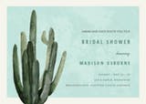 Desert cactus - Bridal Shower Invitation